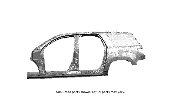 GM Genuine Parts Driver Side Outer Body Side Panel with Reinforcement, Plate, and Brackets
