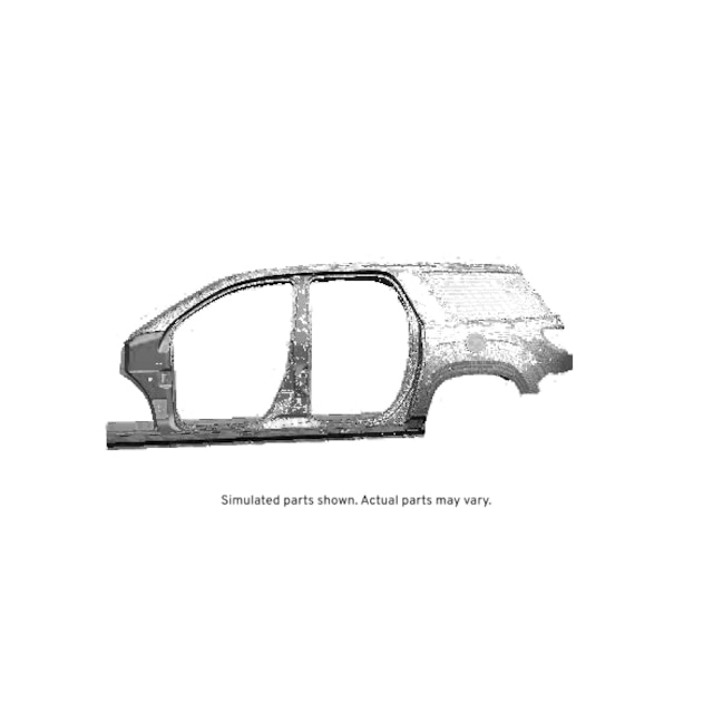 GM Genuine Parts Driver Side Outer Body Side Panel with Reinforcement, Plate, and Brackets