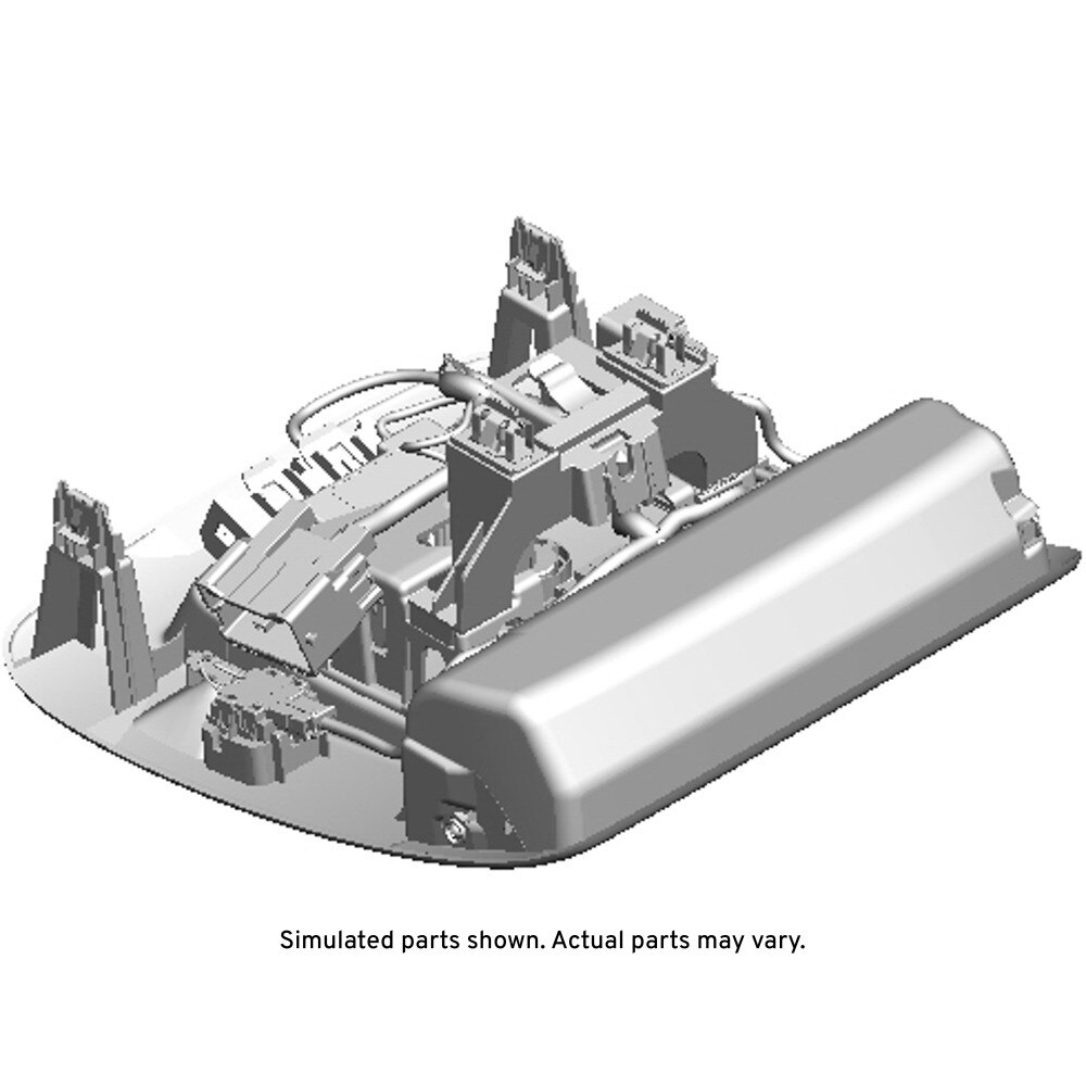 GM Genuine Parts Jet Black Roof Console