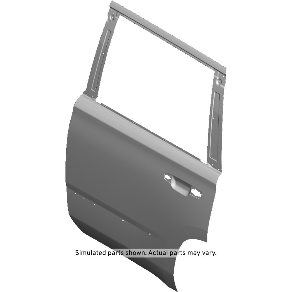 GM Genuine Parts Rear Driver Side Door Outer Panel