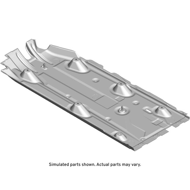 GM Genuine Parts Driver Side Underbody Front Air Deflector