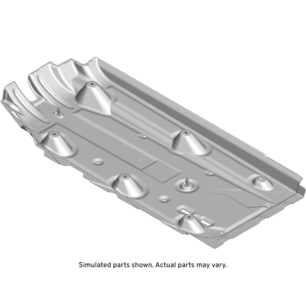 GM Genuine Parts Passenger Side Underbody Front Air Deflector