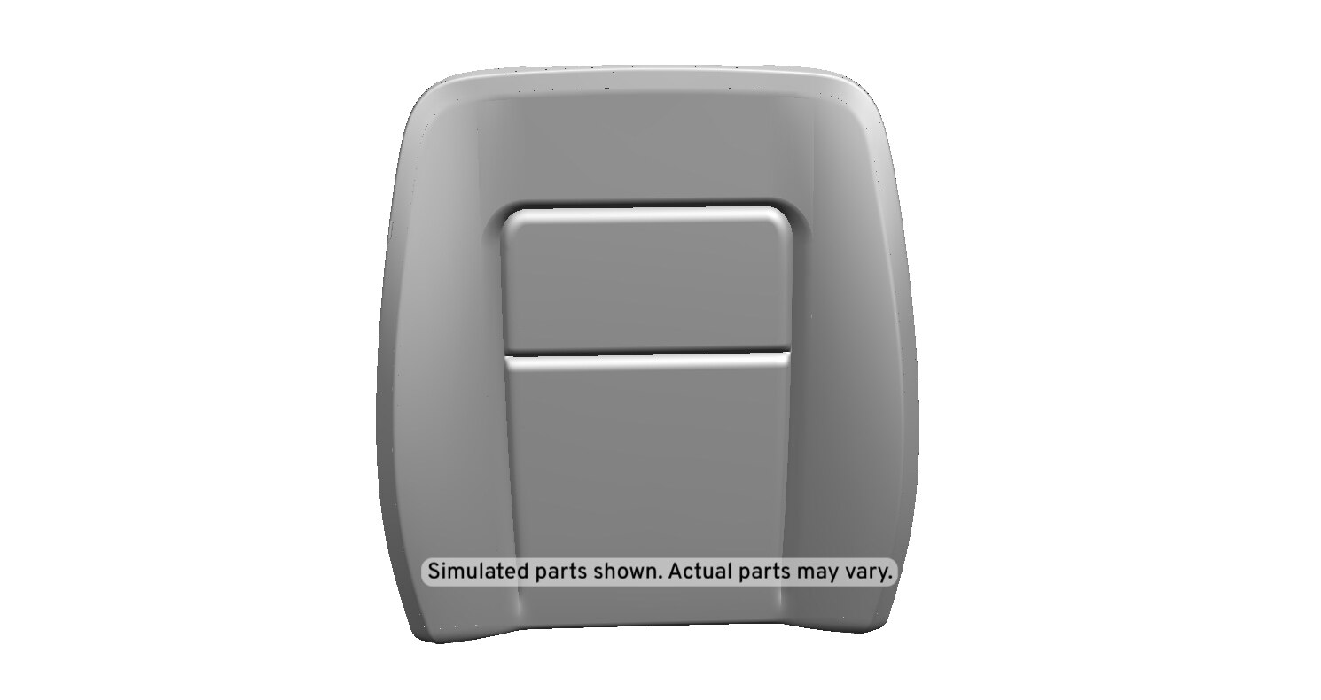 GM Genuine Parts Dark Ash Gray Rear Passenger Side Seat Back Cushion Cover