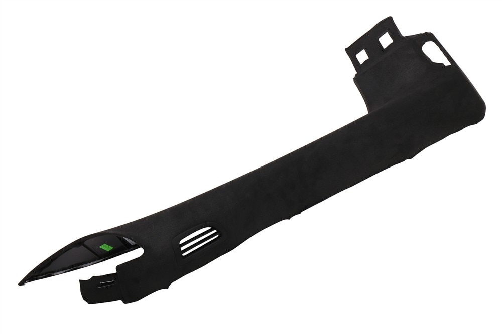 GM Genuine Parts Jet Black Passenger Side Windshield Garnish Molding