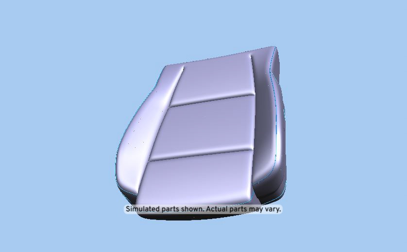 GM Genuine Parts Medium Titanium Driver Seat Cushion Cover