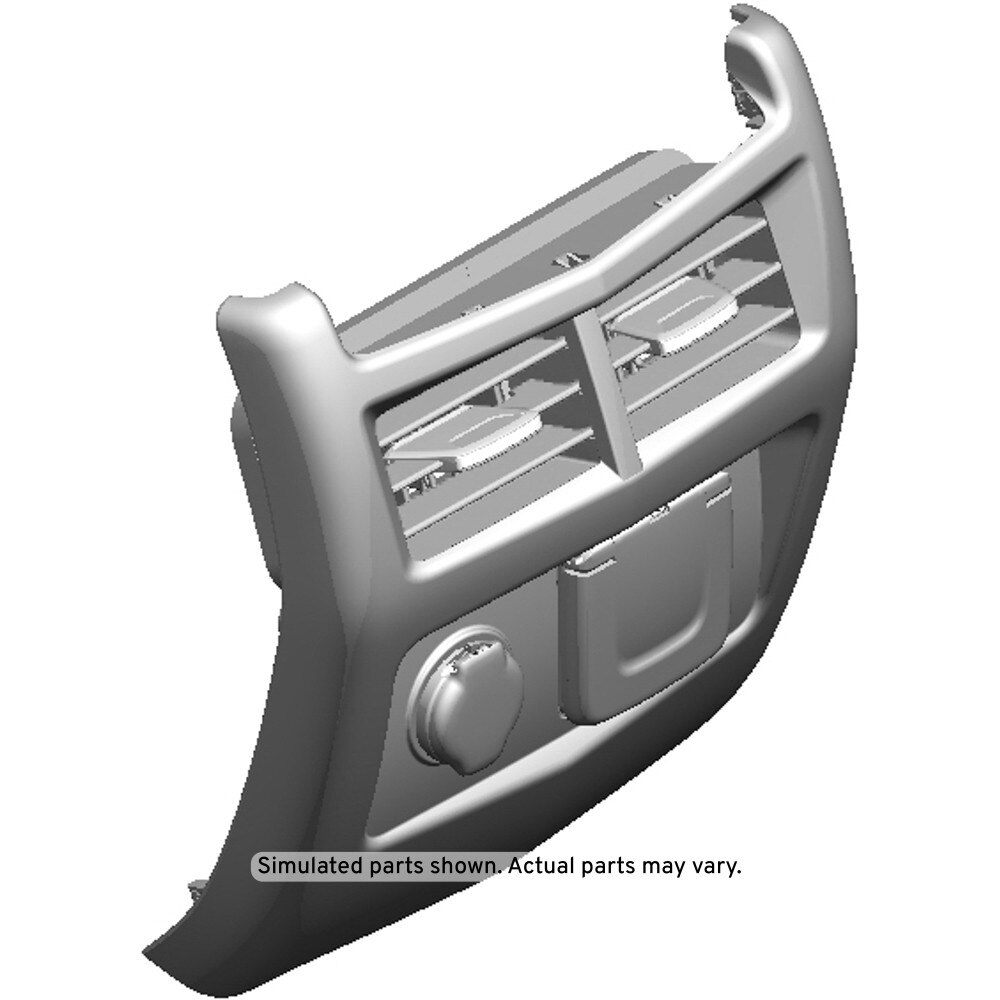 GM Genuine Parts Medium Cashmere Front Floor Console Rear Trim Panel