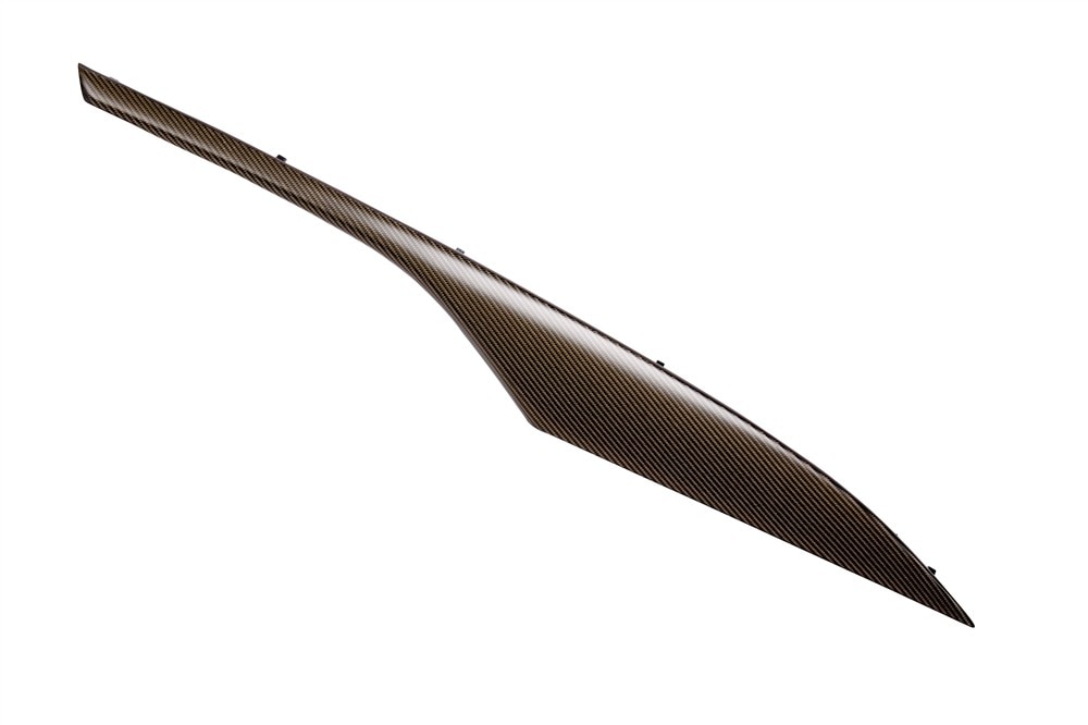 GM Genuine Parts Matte Bronze Wire Front Passenger Side Door Trim Panel Applique