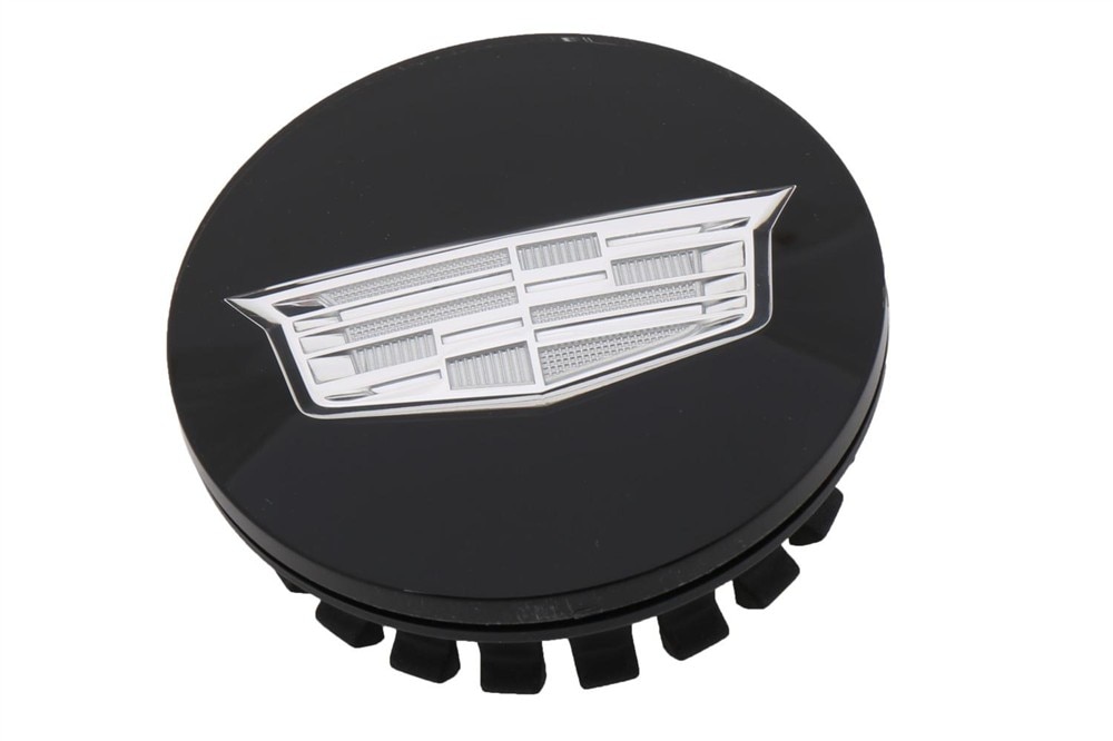 GM Genuine Parts Wheel Cap in Black with Crest and Wreath Logo