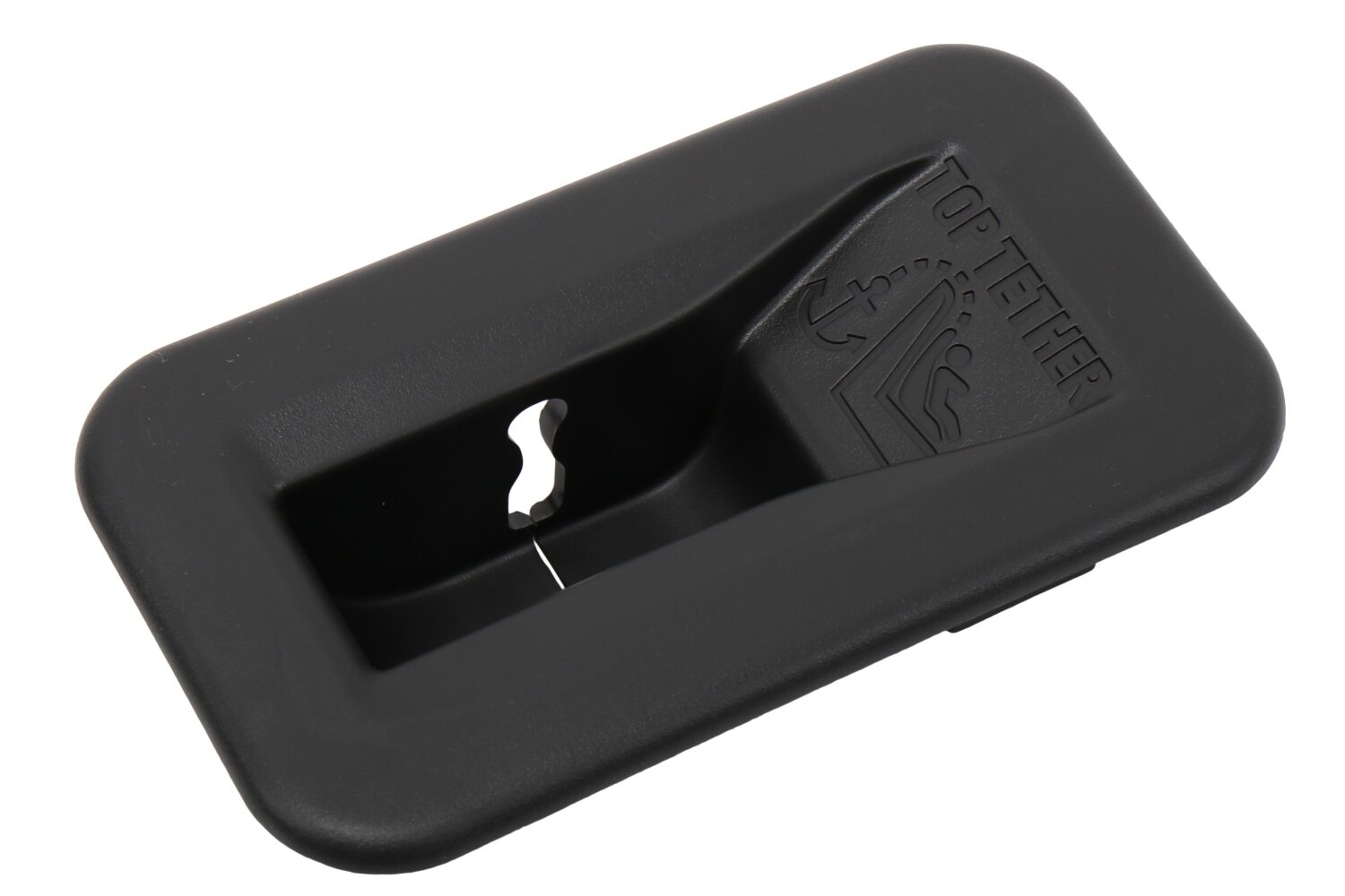 GM Genuine Parts Jet Black Child Seat Top Strap Bracket Access Hole Bezel