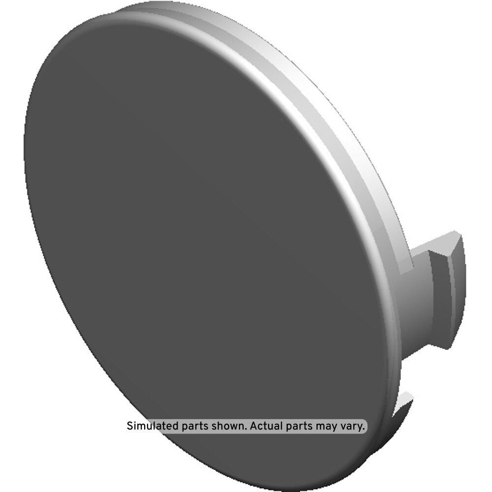 GM Genuine Parts Very Light Platinum Front Floor Console Bolt Access Hole Cover