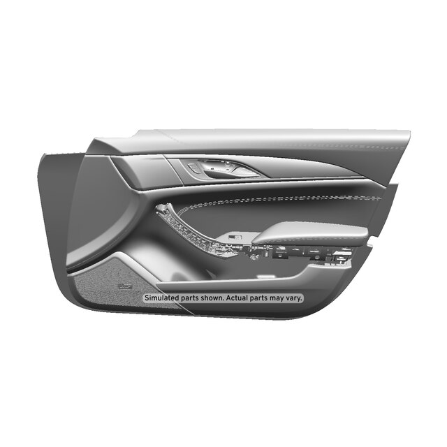 GM Genuine Parts Jet Black Front Passenger Side Door Trim
