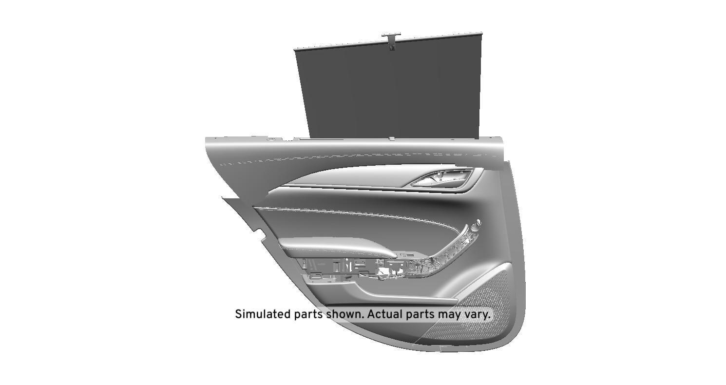 GM Genuine Parts Vecchio Rear Driver Side Door Trim