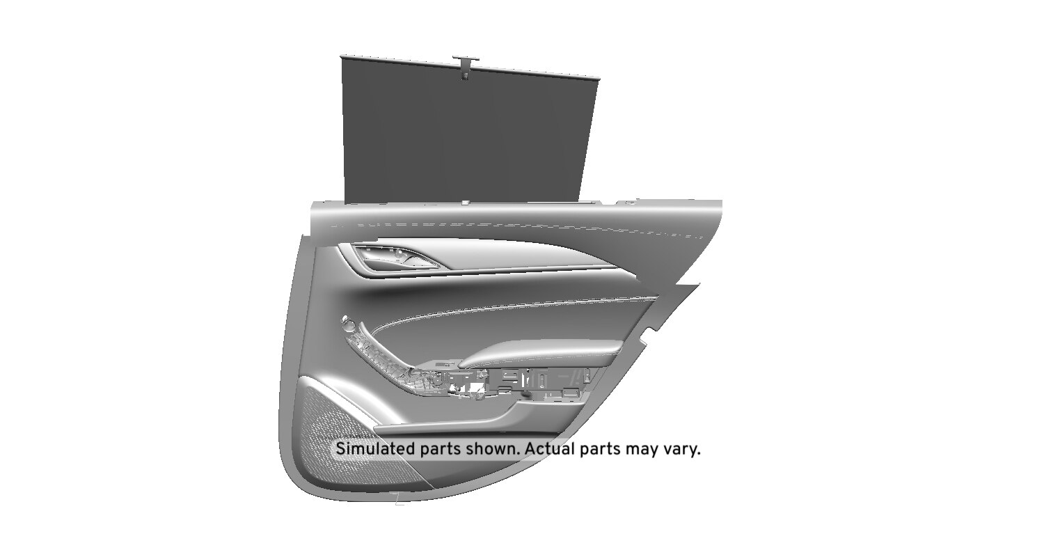 GM Genuine Parts Vecchio Rear Passenger Side Door Trim