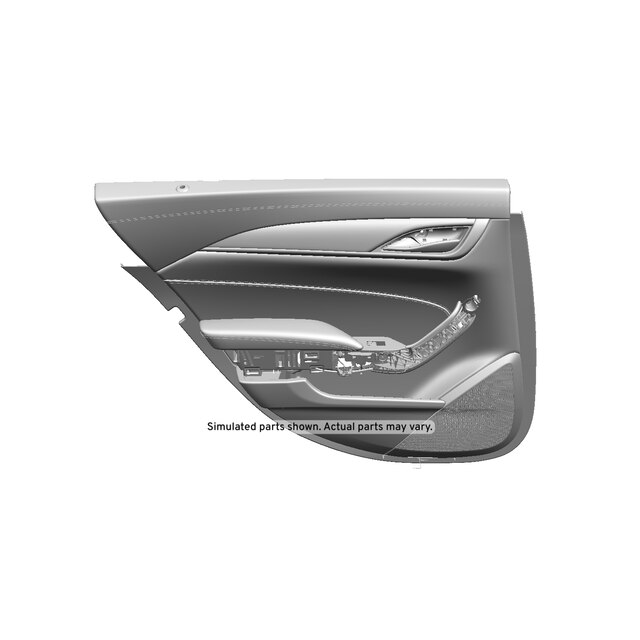 GM Genuine Parts Light Platinum Rear Driver Side Door Trim