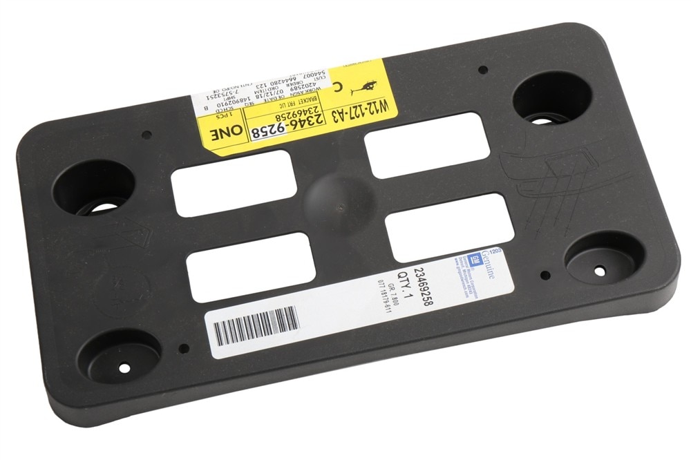 GM Genuine Parts Front License Plate Bracket