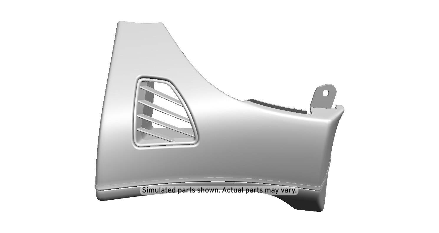 GM Genuine Parts Jet Black Driver Side Instrument Panel Upper Trim Panel