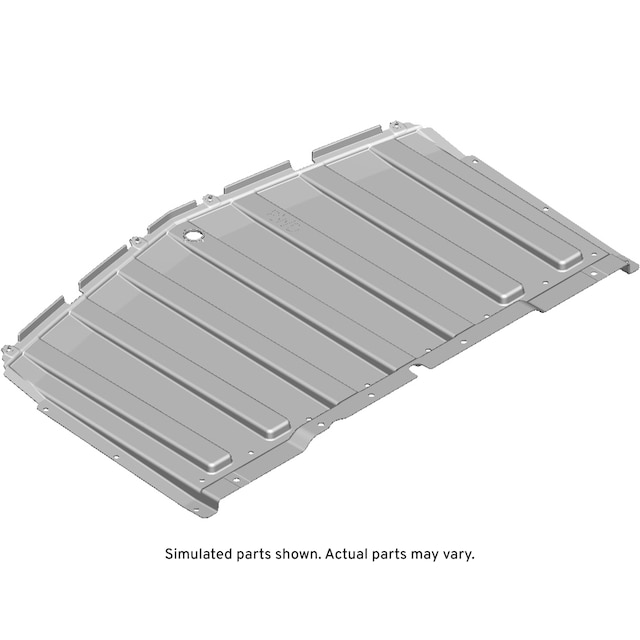 GM Genuine Parts Front Bumper Fascia Center Air Deflector