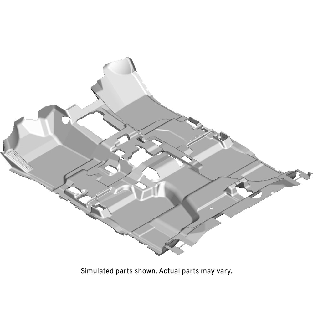 GM Genuine Parts Jet Black Floor Panel Mat