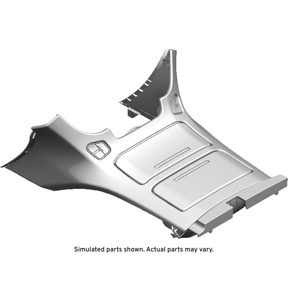 GM Genuine Parts Dark Atmosphere Front Floor Console Trim Plate