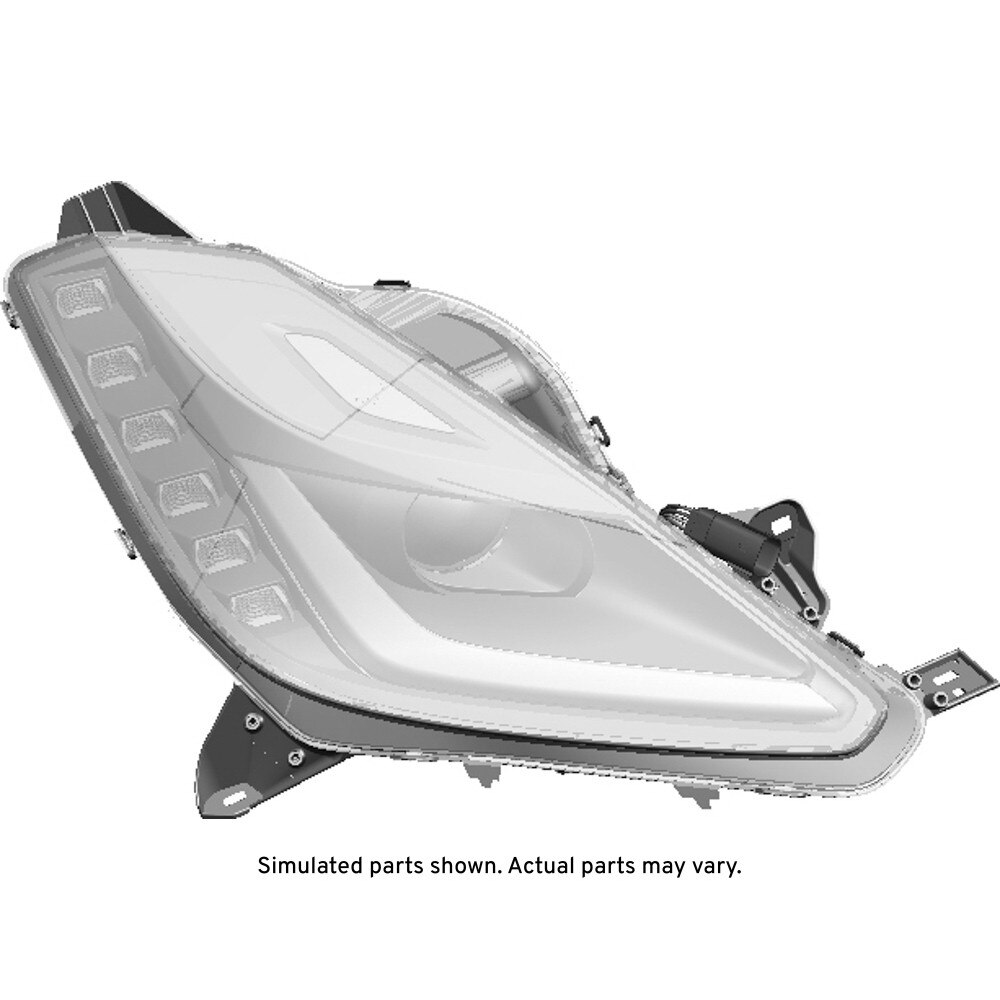 GM Genuine Parts Passenger Side Headlamp