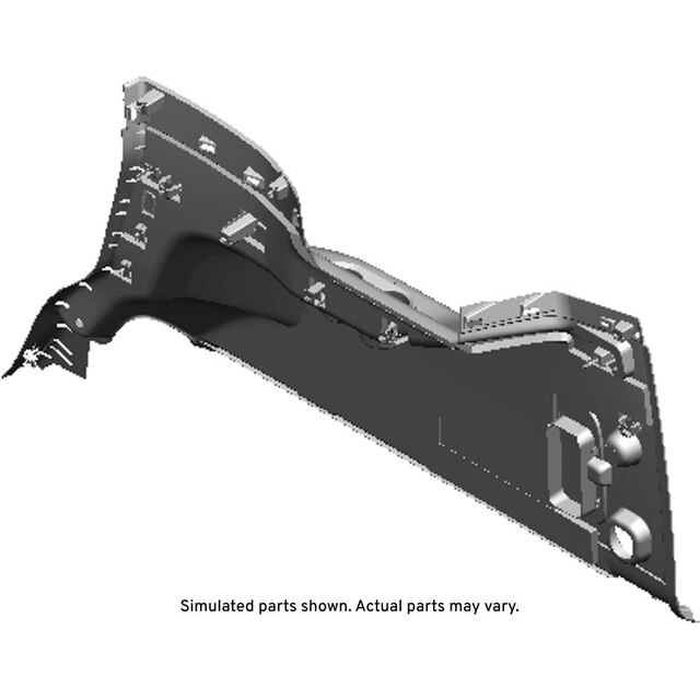 GM Genuine Parts Choccachino Driver Side Quarter Lower Rear Trim Panel