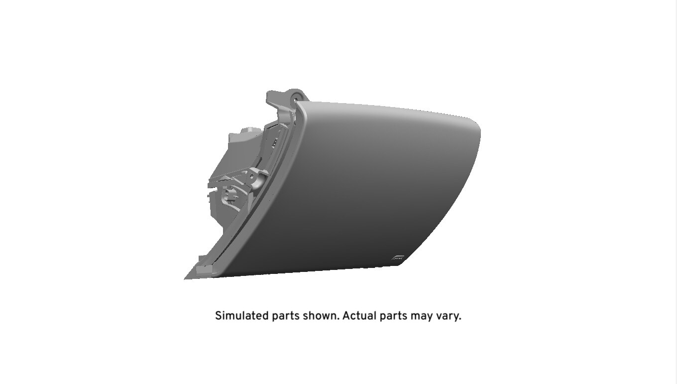 GM Genuine Parts Jet Black Instrument Panel Compartment