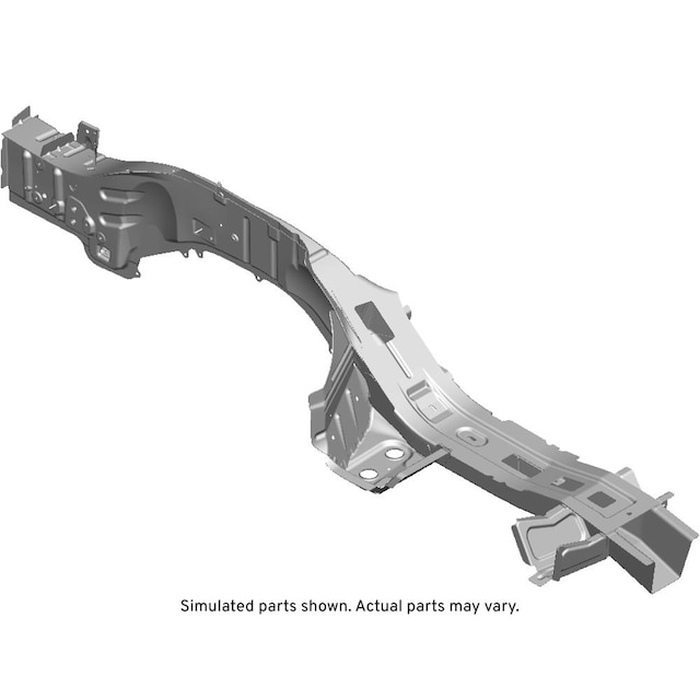 GM Genuine Parts Driver Side Front Fender Rail with Rivets