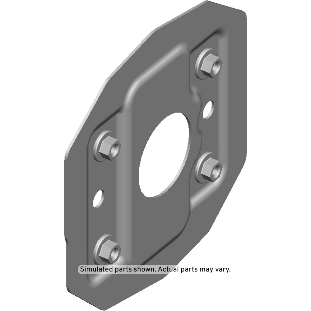 GM Genuine Parts Driver Side Body Front Bumper Impact Bar Anchor Plate