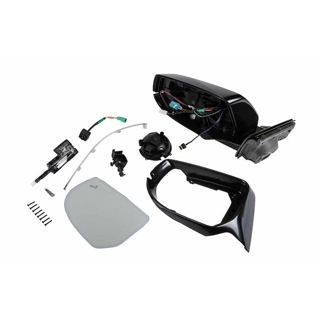 GM Genuine Parts Driver Side Door Mirror Kit with Camera, Housing, Cover, Bezel, and Bolts