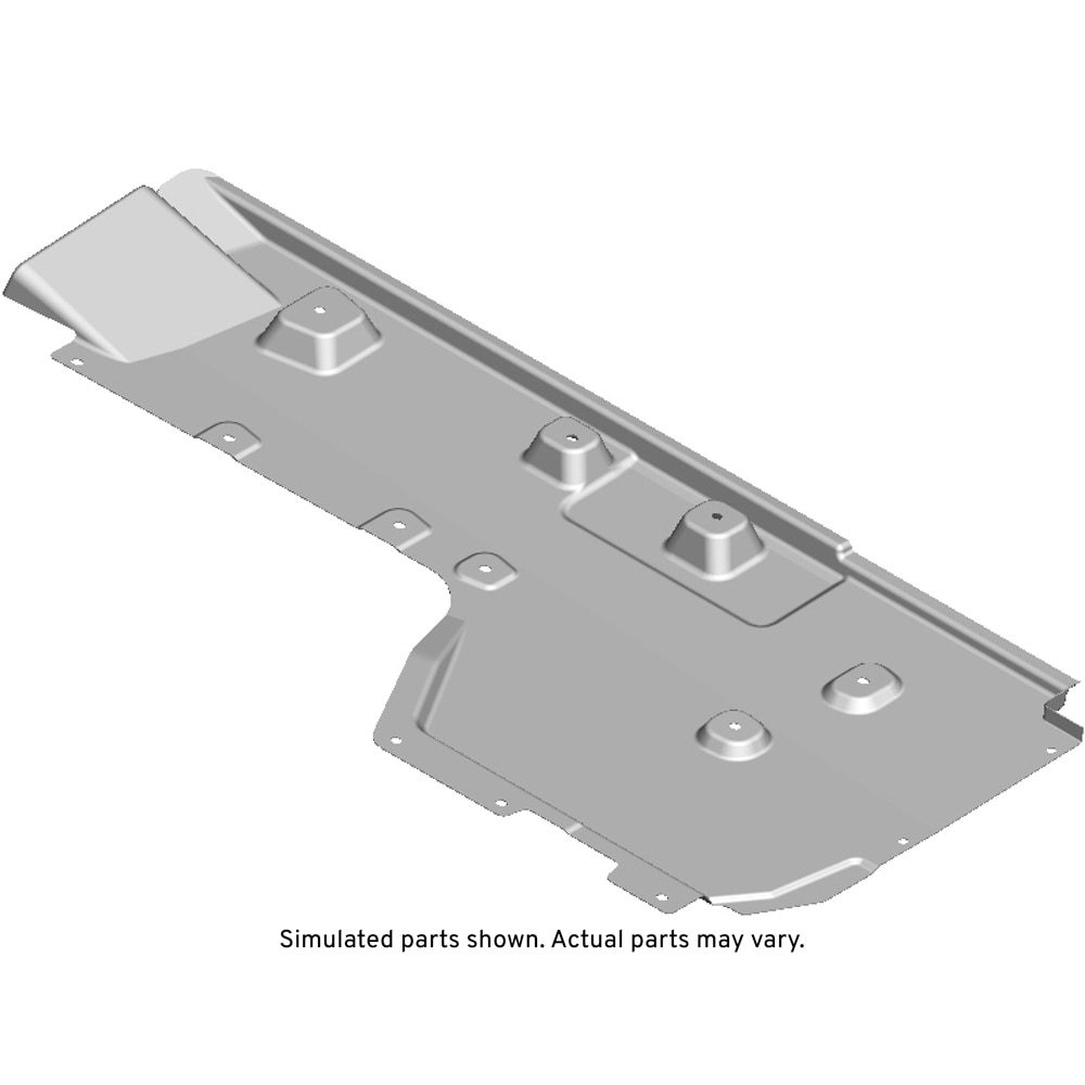 GM Genuine Parts Passenger Side Underbody Front Air Deflector