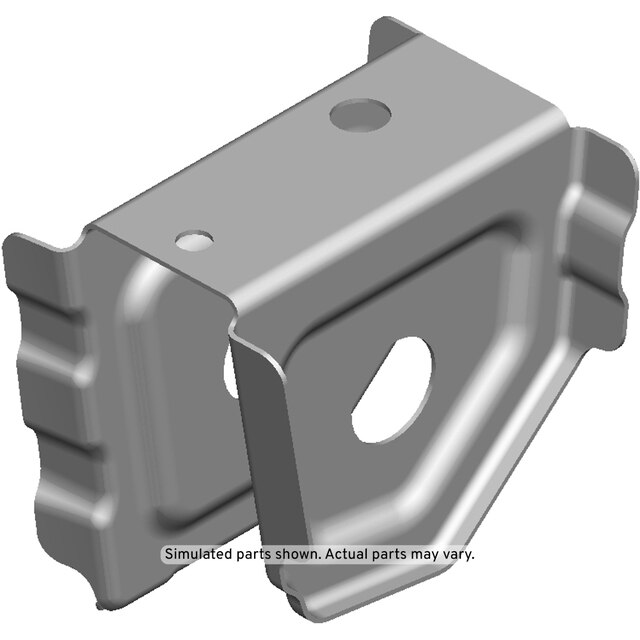 GM Genuine Parts Driver Side Underbody Rear Side Rail Reinforcement