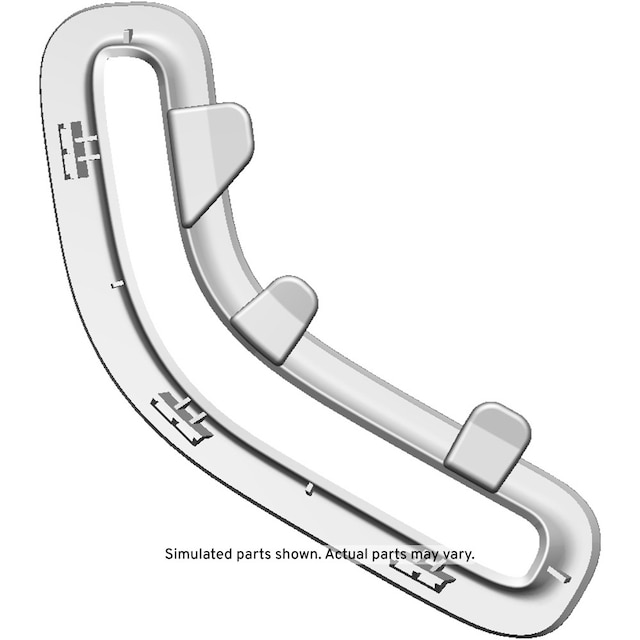 GM Genuine Parts Black 4th Row Driver Side Seat Belt Guide