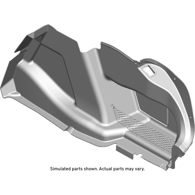 GM Genuine Parts Black Diamond Passenger Side Rear Compartment Side Trim