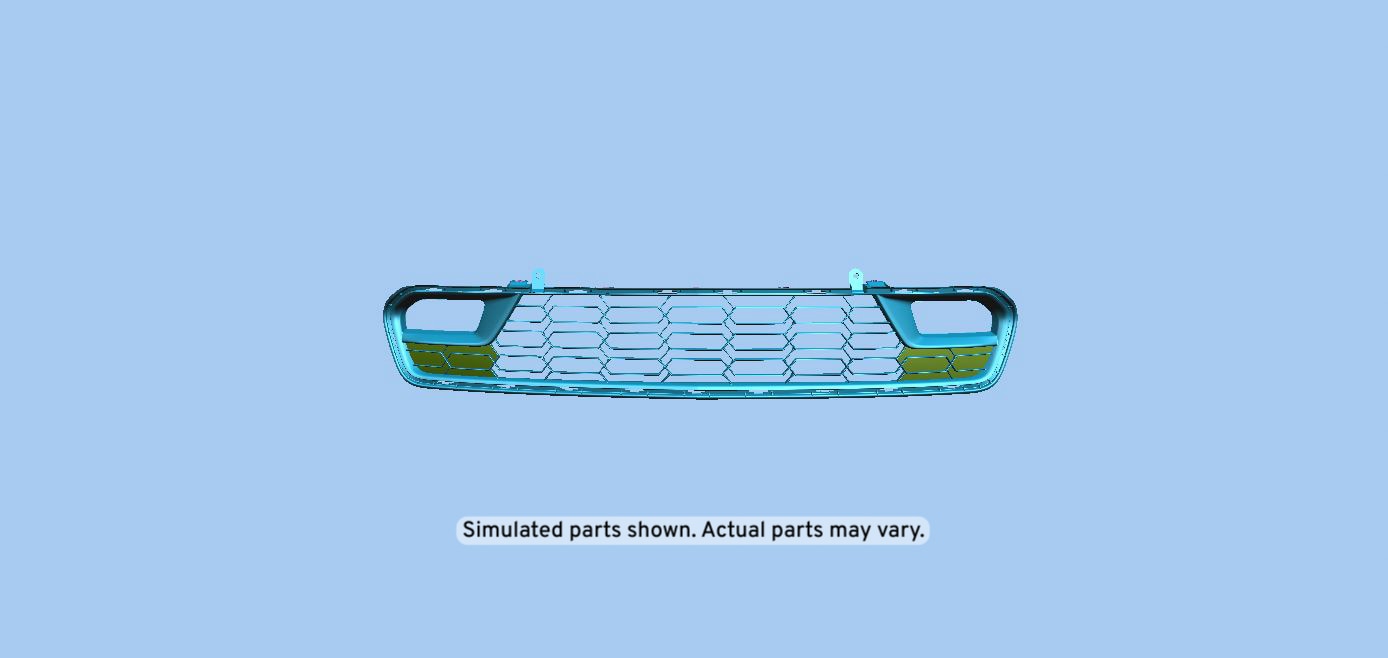 GM Genuine Parts Black Front Lower Grille