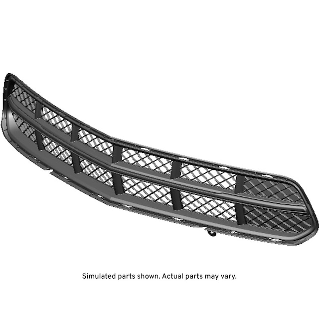 GM Genuine Parts Carbon Flash Metallic Front Lower Grille with Cover and Nuts