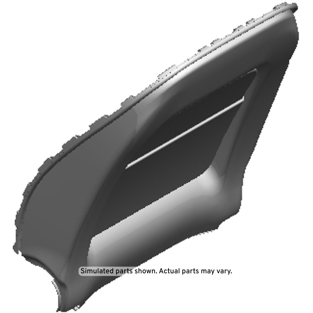 GM Genuine Parts Dark Galvanized Cool Passenger Seat Back Latch Finish Cover