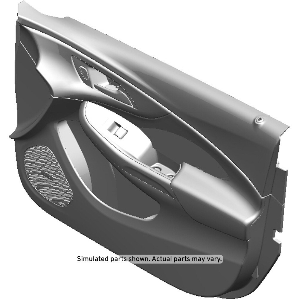 GM Genuine Parts Jet Black Front Passenger Side Door Trim