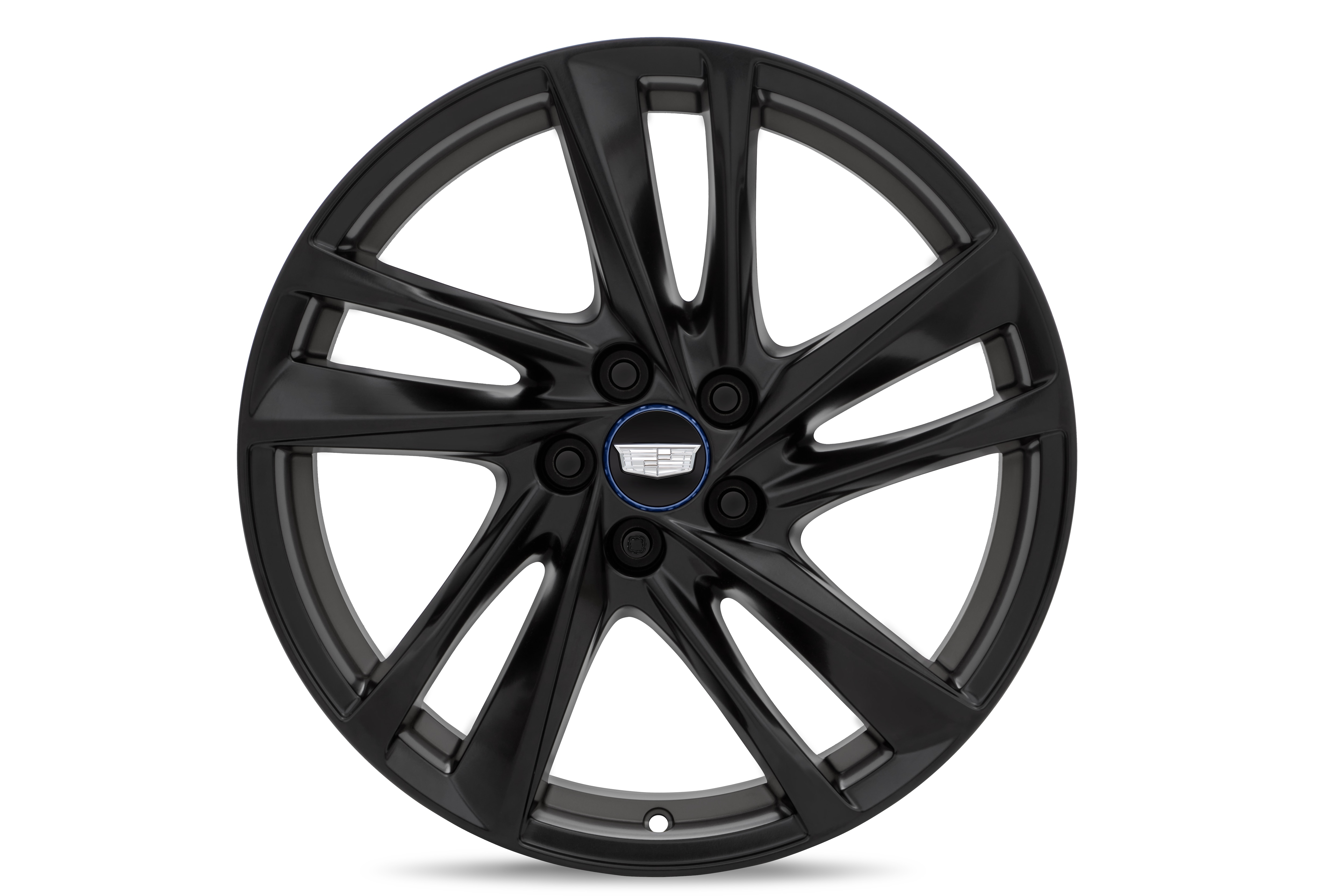 Cadillac 19x8-Inch 5-Split Spoke Wheel in Low Gloss Black with