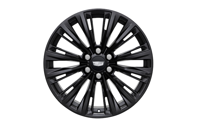 22x9-Inch Aluminum Multi-Spoke Wheel in Dark Android and Polished ...