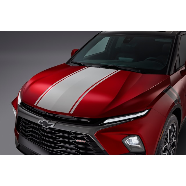 Hood and Liftgate Stripe Package in Silver