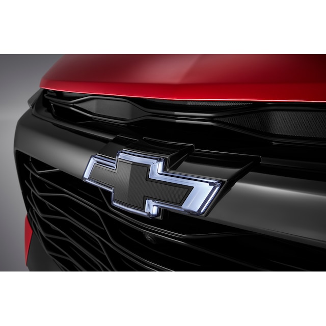 Front Illuminated and Rear Non-Illuminated Bowtie Emblems in Black