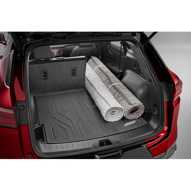Integrated Cargo Area Liner in Jet Black with Chevrolet Script
