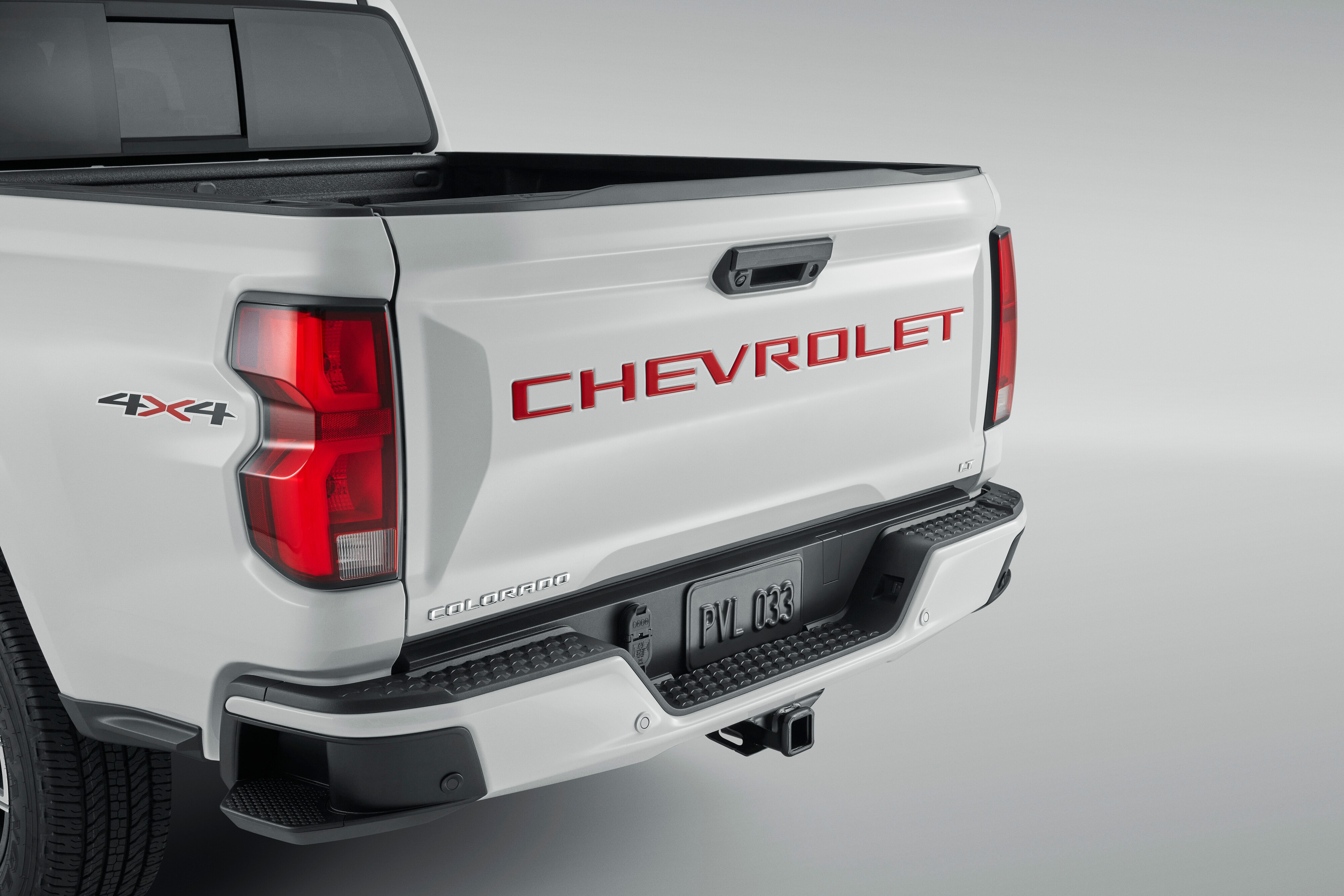 3-D Urethane CHEVROLET Insert Tailgate Lettering in Gloss Red by Nox-Lux™ - Associated Accessories