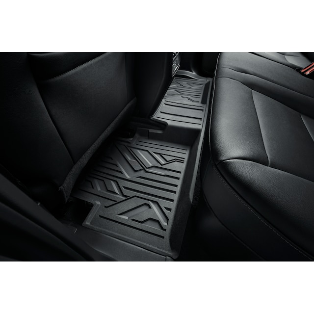 Crew Cab Second-Row Interlocking Premium All-Weather Floor Liner in Jet Black