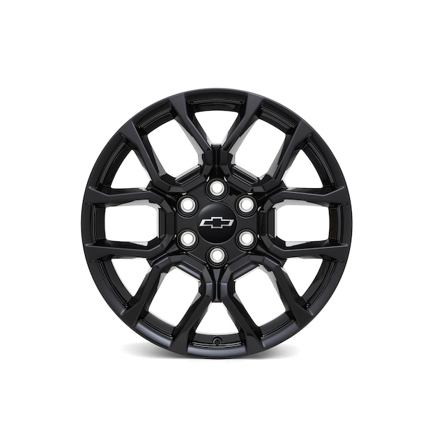 20x9-Inch Aluminum Multi-Spoke Wheel Package in Gloss Black