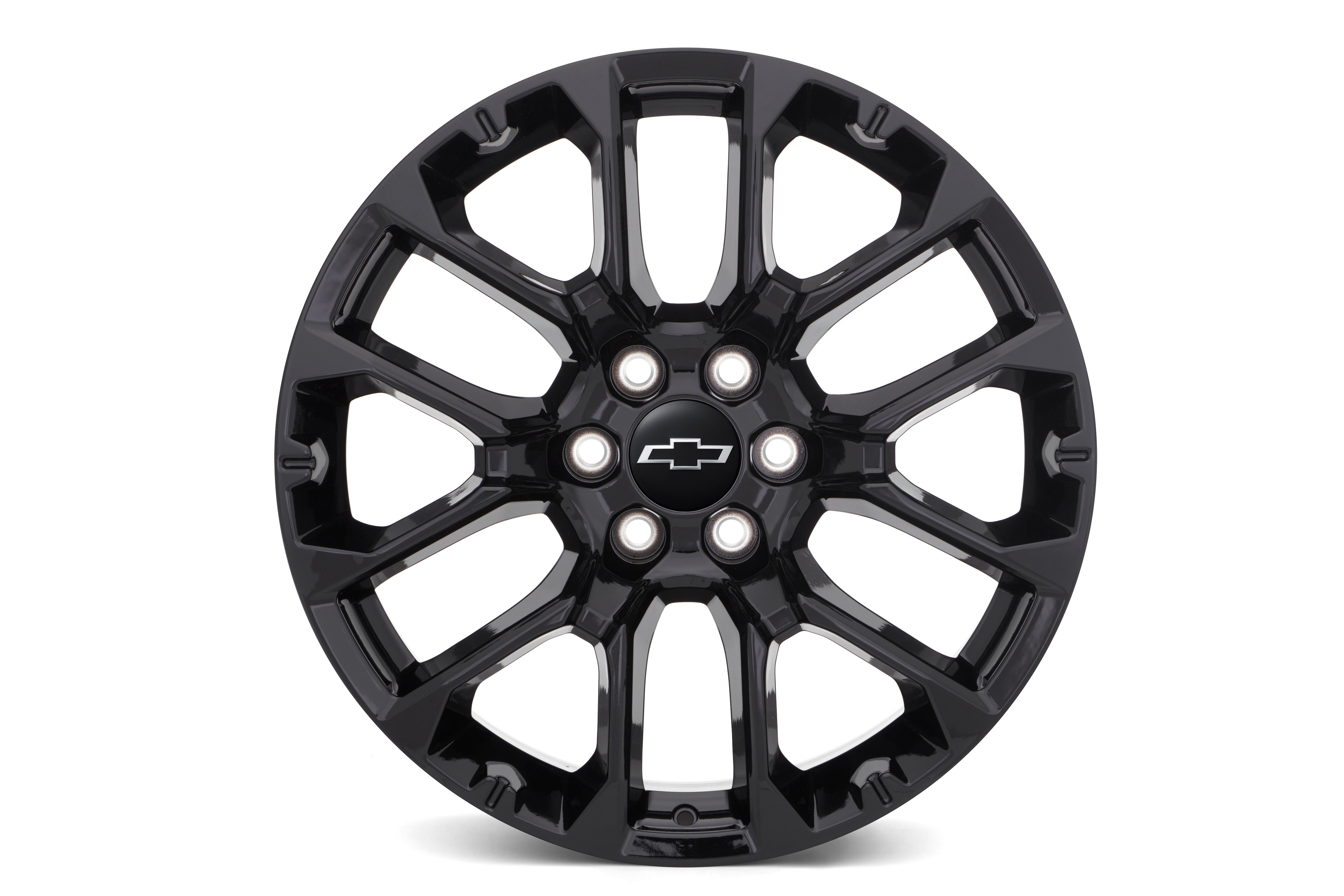 22x9-Inch Aluminum Multi-Spoke Wheel Package in Gloss Black (For Trailboss)