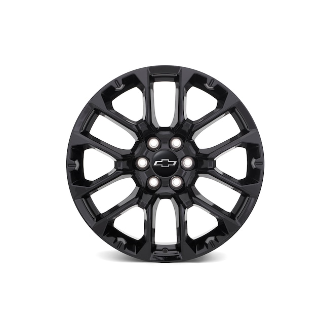 22x9-Inch Aluminum Multi-Spoke Wheel Package in Gloss Black (For Trailboss)