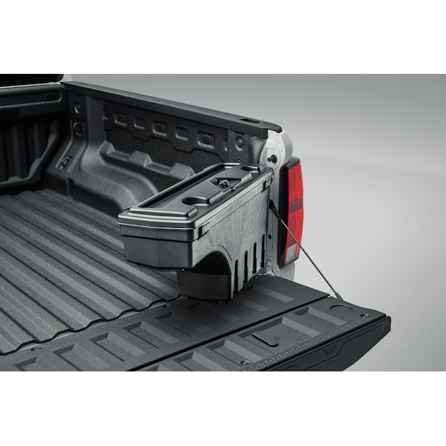 Passenger Side Swingout Tool Box in Black by Undercover™ - Associated Accessories