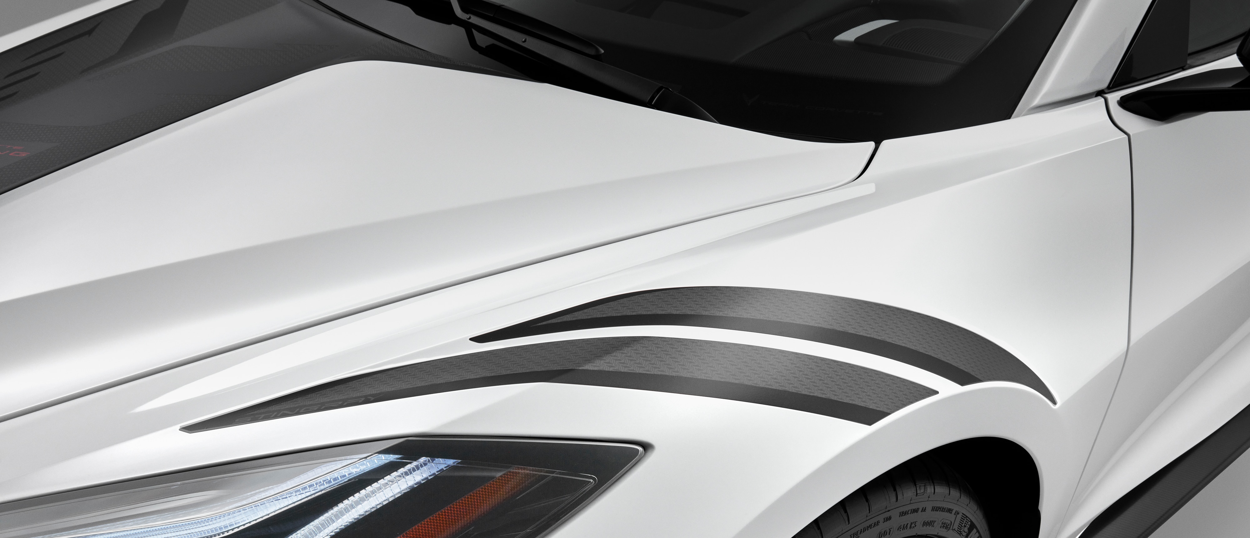 Fender Hash Marks in Midnight Silver with Carbon Flash Accents