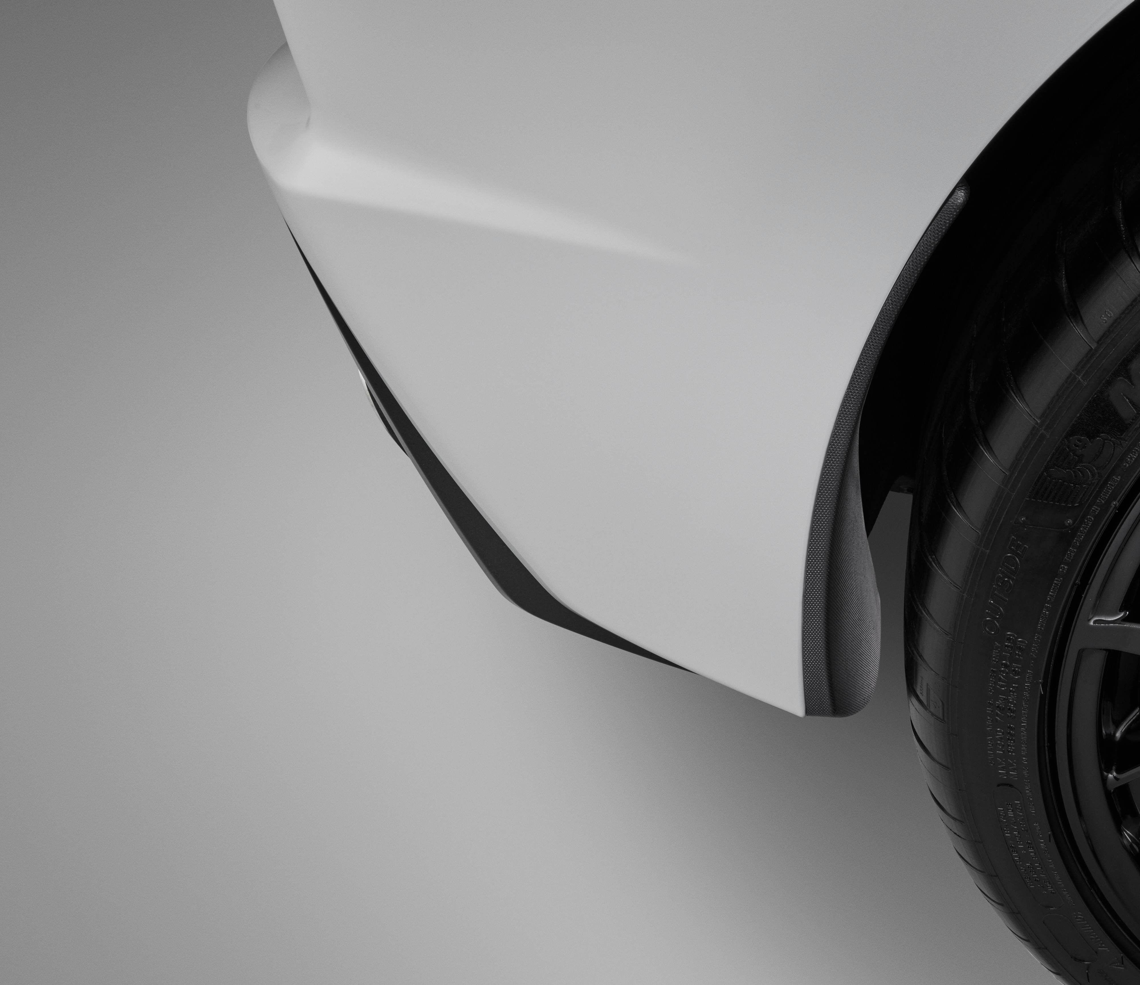 Rear Splash Guards in Black